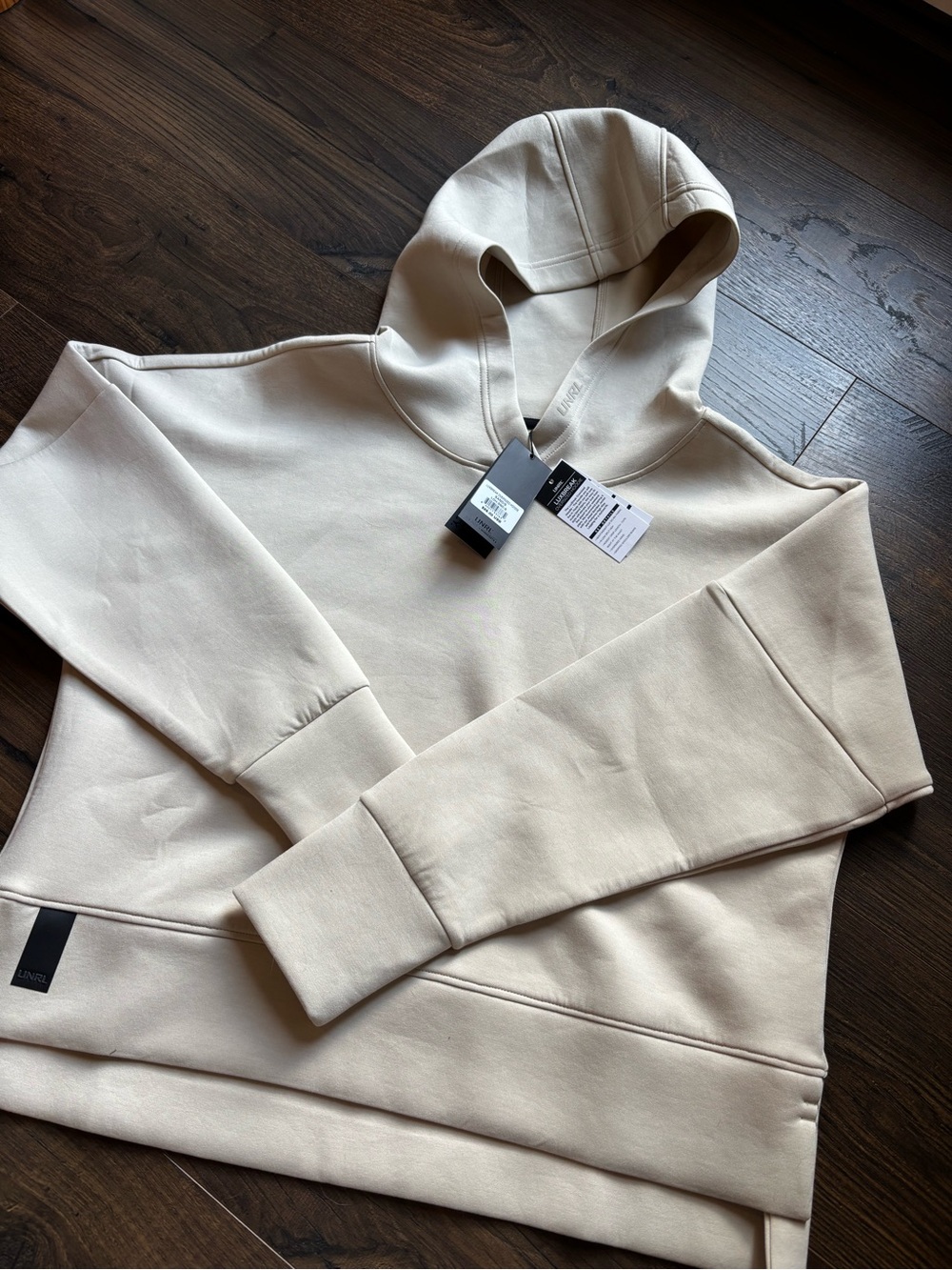 UNRL Women's Cream Hoodie Sweatshirt - Picture 5 of 5